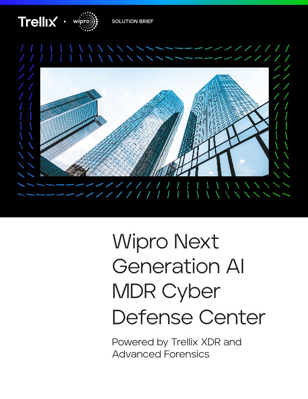 Wipro Next Generation AI MDR Cyber Defense Center Solution Brief Thumbnail