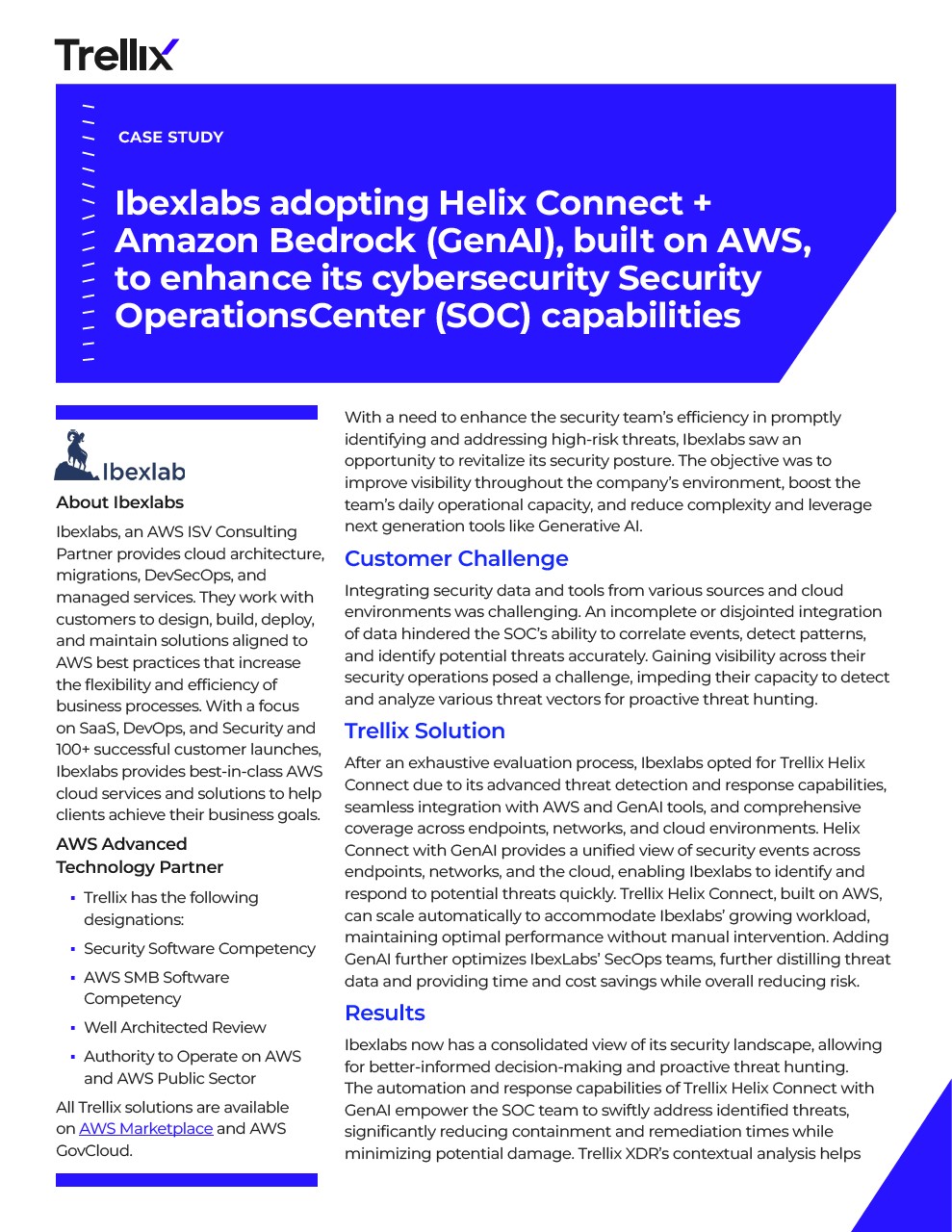 Ibexlabs adopting Helix Connect, built on AWS, to enhance its cybersecurity Security Operations Center (SOC) capabilities Thumbnail