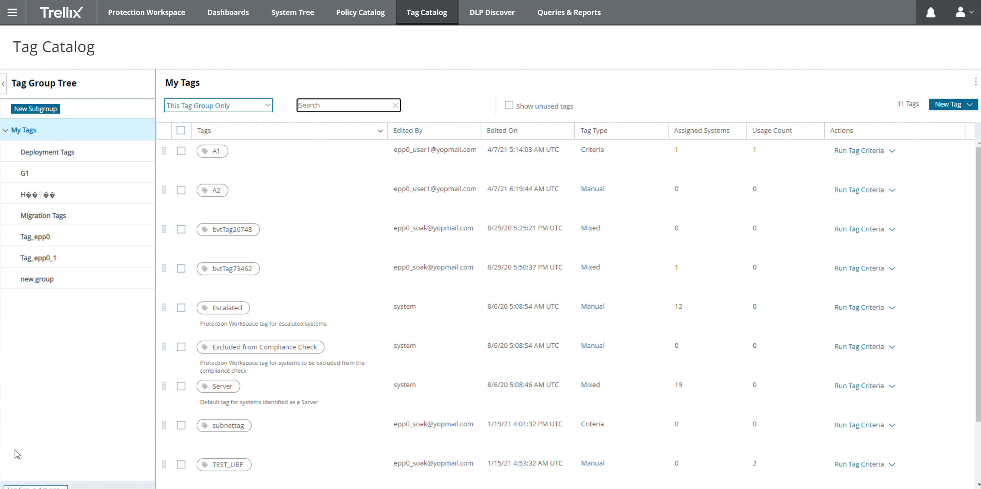 The Management Catalog allows assigning actions based on device status.